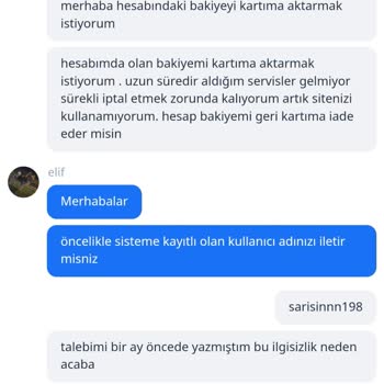 Turkiyeresellers.com Panel Hizmetindeki İade Sorunu