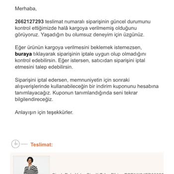 Trendyol Teslimat Tarihi Gecikti