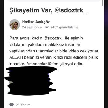 Guncelsikayetlerimiz.com H***** A****** Adlı Kullanıcı Instagram Adım İle Asılsız İftira Atmış