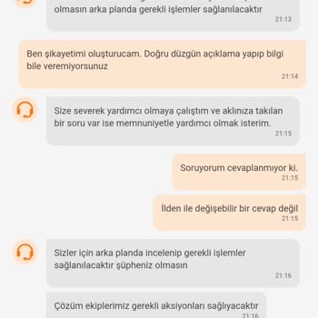 Trendyol Hatasını Telafi Etmiyor.