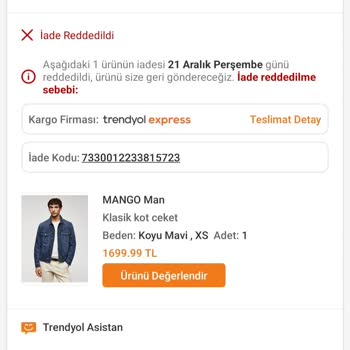 Trendyol Express Mango Ve Trendyol İade Sorunu