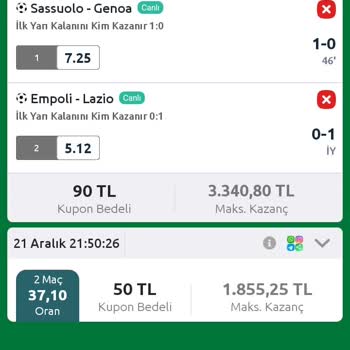 Bilyoner Kazanan Kuponum Kaybetti