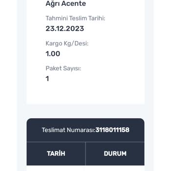Sürat Kargo Kargom 4 Gündür Gelmiyor.