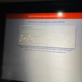 TEB ATM'Sİ Para İade Etmemesi