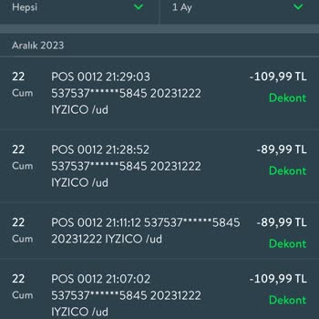 Udemy Ve İyzico Onaysız Para Çekimi