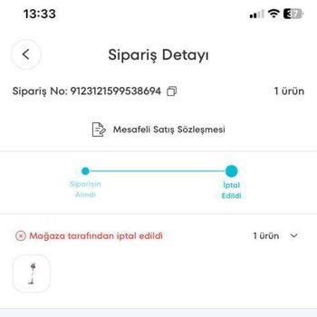A101 Ürün İptali Sonrası Para İadesi Sorunu