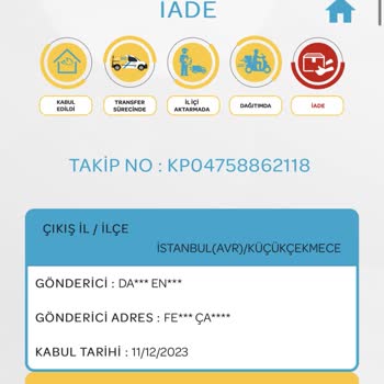 PTT Kargo Şikayet Eskişehir Odunpazarı