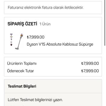 A101 Online Alışverişte Yaşanan Ödeme Sorunu