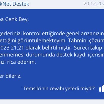 TurkNet Genel Arıza Silivri