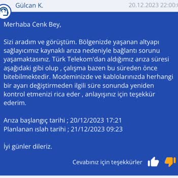 TurkNet Genel Arıza Silivri