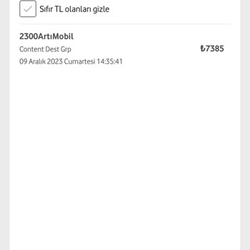 Vodafone Anlaşılmayan Üyelik Ücreti Sorunu
