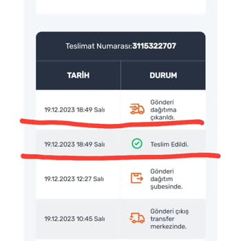 Trendyol Sipariş Teslimatıyla İlgili Yaşanan Sorun Ve İletişim Güçlüğü