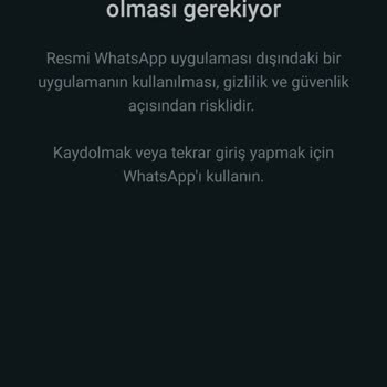 WhatsApp'a Giriş Yapamıyorum