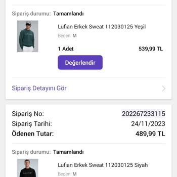 Lufian Kendilerine Ulaşan Kargoyu Ulaşmadı Diyor.