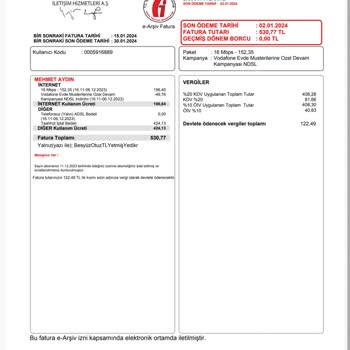 Vodafone Net Veremediği Hizmet İçin Cayma Bedeli İstiyor