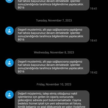 Vodafone Net Veremediği Hizmet İçin Cayma Bedeli İstiyor