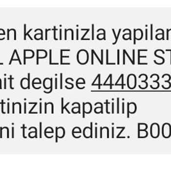 Garanti Bankası Ve Apple Online Store İstanbul Şubesi Güvenlik İhlali