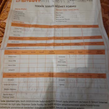D-Smart Servis Altında Haksiz Talep