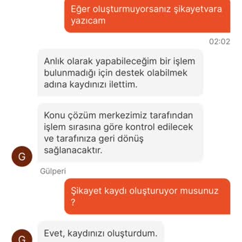 Migros Yemek 1.5 Saat Sonunda Gelmeyen Sipariş