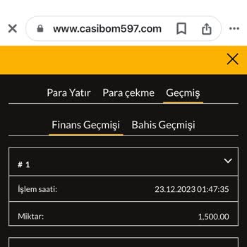 Casibom 5 Dakika 1500 TL Kasadan Aldı