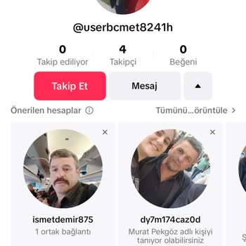 TikTok Benim Resmim İle Sahte Hesap Açılmış