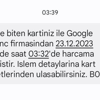 Bilgim Ve Onayım Olmadan Google Alvva İnc Hesabımdan Para Çekmiş