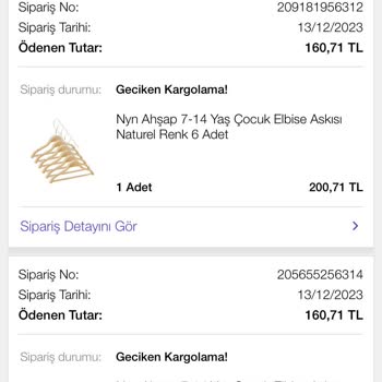 N11'deki Askı Dünyası Mağazasının Ürünü Göndermemesi