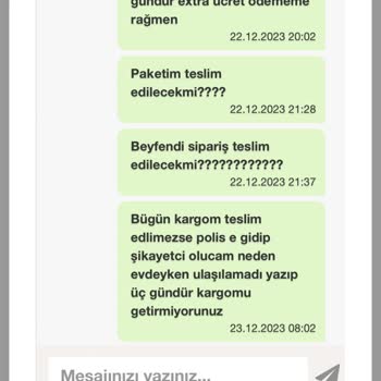 Bir Günde Kargo Kargoları Teslim Etmiyor Ve Kimse Cevap Vermiyor