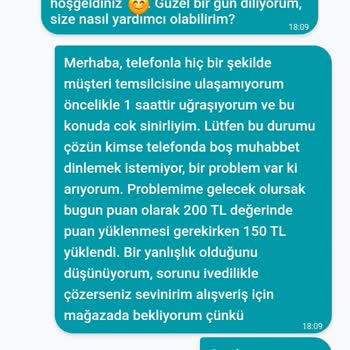 Watsons Müşteri Temsilcisine Ulaşım Sorunu Ve, Eksik Puan Yüklemesi