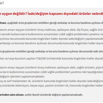 Media Markt'te Ürün İade Sorunu