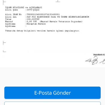 Denizbank Para Hesabıma Düşmedi