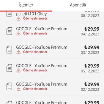 Vodafone Mobil Ödeme Ve Fatura
