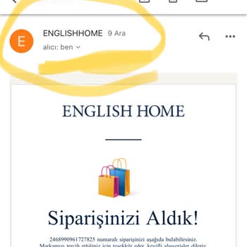 English Home Müşterileri Oyalayıp Ürünleri İptal Ediyor