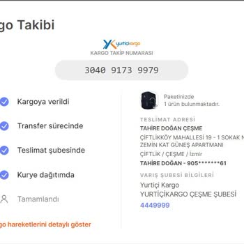 Mil Su Arıtma Cihazı Engelli Eş İçin Kargo Mağduriyeti Ve İlgisiz Servis
