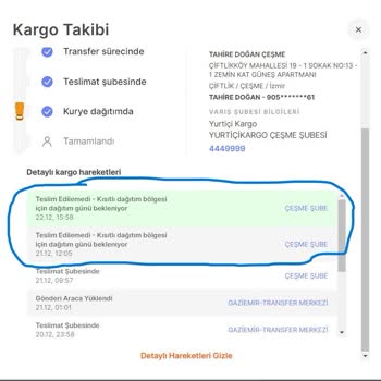 Mil Su Arıtma Cihazı Engelli Eş İçin Kargo Mağduriyeti Ve İlgisiz Servis