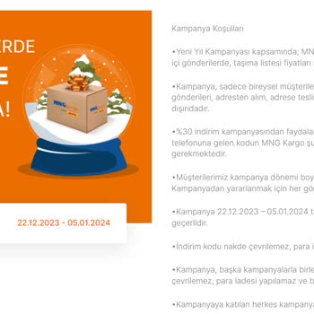 Türk Telekom Ve MNG-DHL Kargo 30% İndirim Aldatmacası