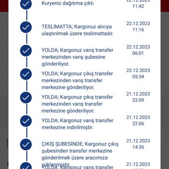 Aras Kargo Pişmanlıktır, Şehir İçi Kargoyu 3 Günde Teslim Edemediler.