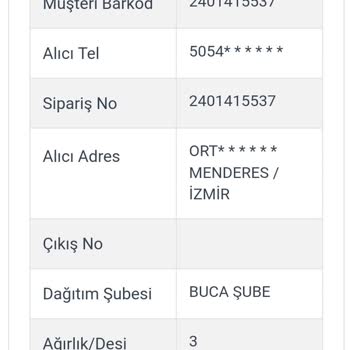 Kargoist Buca Şubesi Kargoları Teslim Etmiyor