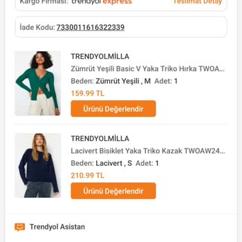Trendyol Ücret İade Talebi