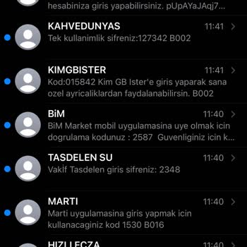 Martı SMS Doğrulama Kodları Geliyor