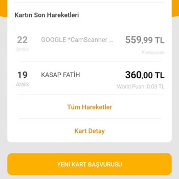 CamScanner Haberim Olmadan Kartımdan Para Çekildi