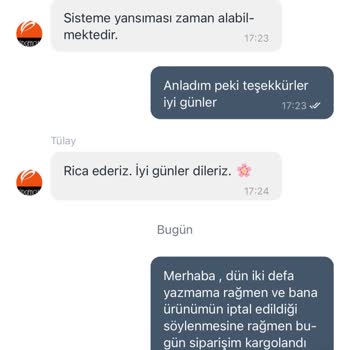 Gürgençler İki Defa İptal Ettiğim Ürünü Bana Kargoladı