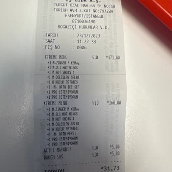 Torium KFC Ekmek Bayat