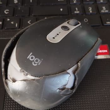 Logitech Mouse Etrafının Soyulması
