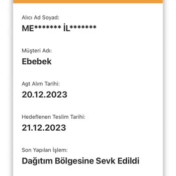 AGT Kurye (aynigunteslim.com) Teslimat Hüsranı