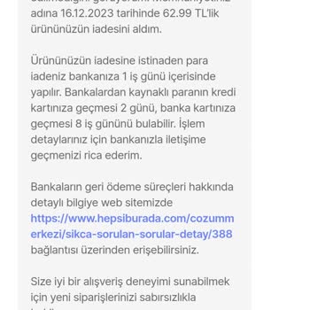 Hepsiburada Kargoların Şirket Tarafından Sürekli İptal Edilmesi