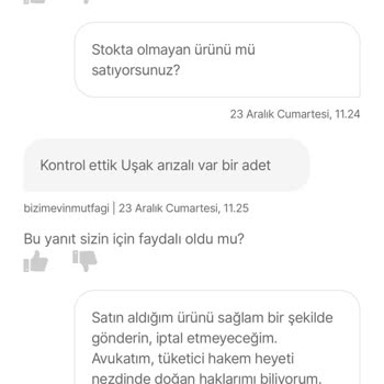 Hepsiburada Satıcı Tavrı Ve İptal Sorunu