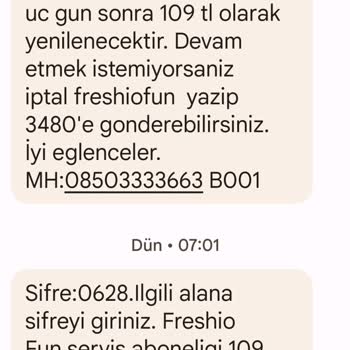 Freshio Fun Freshio Ücret İadesi