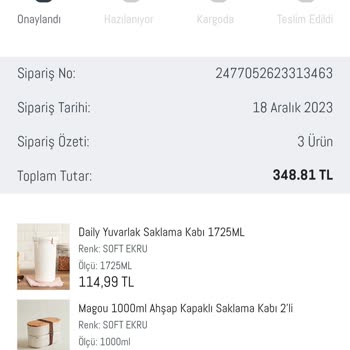 Madame Coco Haksız Yere Sipariş İptali