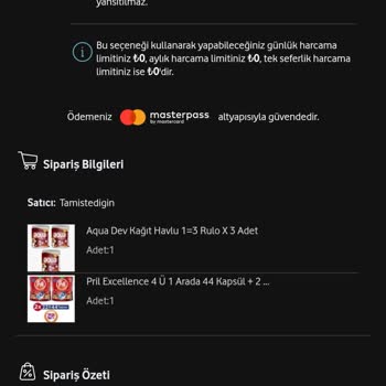 Alışveriş Yapamıyorum Vodafone Yanımda Da